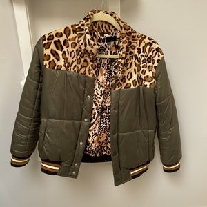 Quilted bomber jacket from Mother.